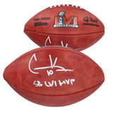 Cooper Kupp Autographed/Inscribed "SB LVI MVP" Los Angeles Rams SB LVI Champs Logo Official Wilson Duke Football Fanatics