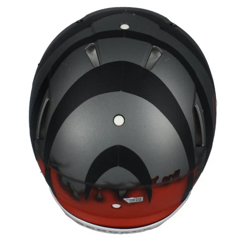 Joe Burrow Autographed Cincinnati Bengals Custom Flash Drip Speed Authentic Helmet Fanatics