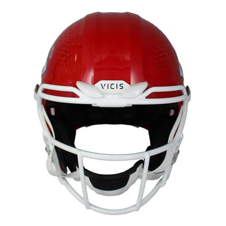 Patrick Mahomes Autographed Kansas City Chiefs Vicis Game Model Authentic Helmet Beckett Witnessed