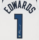 Anthony Edwards Autographed Minnesota Timberwolves White Nike 2022-23 Association Swingman Jersey Fanatics