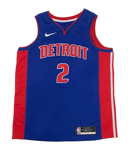 Cade Cunningham Autographed Detroit Pistons Nike Blue Icon Edition Swingman Jersey Fanatics