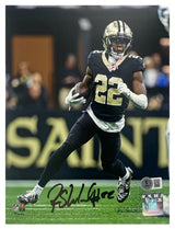Rashid Shaheed Autographed New Orleans Saints Running 8" x 10" Photograph Beckett Witnessed