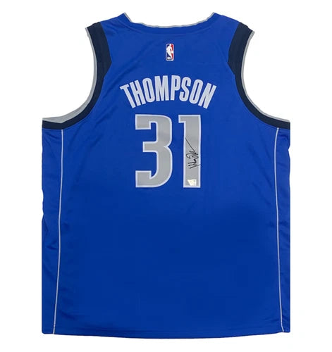 Klay Thompson Autographed Dallas Mavericks Nike Royal Blue Icon Edition Swingman Jersey Fanatics