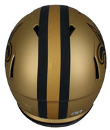Rashid Shaheed Autographed New Orleans Saints RAVE Speed Authentic Helmet Beckett Witnessed