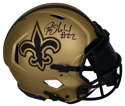 Rashid Shaheed Autographed New Orleans Saints RAVE Speed Authentic Helmet with Visor Beckett Witnessed