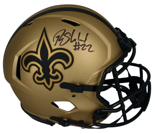 Rashid Shaheed Autographed New Orleans Saints RAVE Speed Authentic Helmet Beckett Witnessed