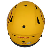 Patrick Mahomes Autographed Kansas City Chiefs Yellow Matte w/Red Chrome Inlay Speedflex Authentic Helmet LE 15 Beckett Witnessed