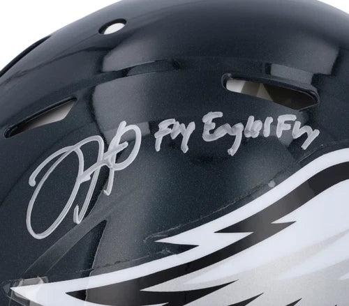 Jalen Hurts Autographed/Inscribed "Fly Eagles Fly" Philadelphia Eagles Speed Authentic Helmet Fanatics