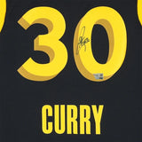 Stephen Curry Autographed Golden State Warriors Black Nike 2023-24 City Edition Swingman Jersey Beckett