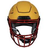 Patrick Mahomes Autographed Kansas City Chiefs Yellow Matte w/Red Chrome Inlay Speedflex Authentic Helmet LE 15/15 Beckett Witnessed