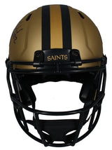 Rashid Shaheed Autographed New Orleans Saints RAVE Speed Authentic Helmet Beckett Witnessed