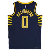 Tyrese Haliburton Autographed Indiana Pacers Nike Navy Icon Swingman Jersey Fanatics