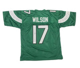 Garrett Wilson Autographed #17 Green Custom Jersey JSA