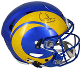 Cooper Kupp Autographed/Inscribed "SB LVI MVP" Los Angeles Rams Speed Flex Authentic Helmet Fanatics