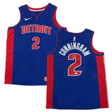 Cade Cunningham Autographed Detroit Pistons Nike Blue Icon Edition Swingman Jersey Fanatics