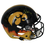 George Kittle Autographed Iowa Hawkeyes Custom Drip Speedflex Authentic Helmet Beckett Witnessed