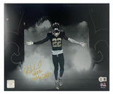 Rashid Shaheed Autographed/Inscribed "WHO DAT!" New Orleans Saints Introduction 11" x 14" Photograph Beckett Witnessed