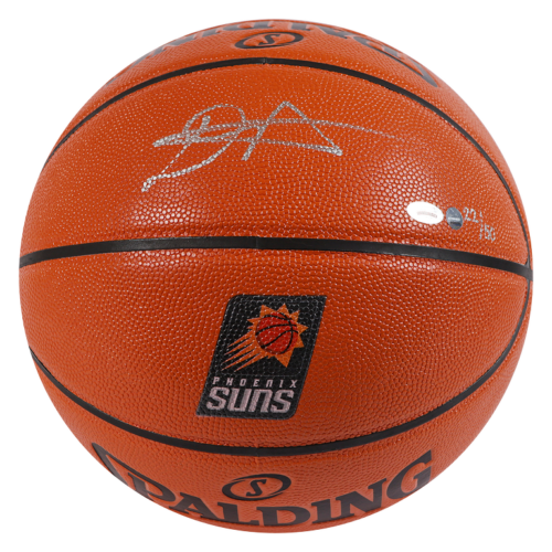 DEANDRE AYTON Autographed Phoenix Suns Logo Game Ball Series Spalding Basketball Limited Edition of 50 GAME DAY LEGENDS & STEINER