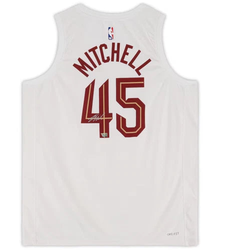 Donovan Mitchell Autographed Cleveland Cavaliers White Nike 2022-2023 Association Edition Swingman Jersey Fanatics
