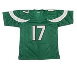 Garrett Wilson Autographed #17 Green Custom Jersey JSA