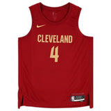 Evan Mobley Autographed Cleveland Cavaliers Nike Red 2022-2023 Icon Swingman Jersey Fanatics
