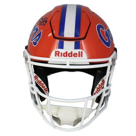 Emmitt Smith Autographed Florida Gators Custom Drip Speedflex Authentic Helmet Beckett Witnessed