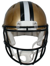 Rashid Shaheed Autographed New Orleans Saints 1976-99 Throwback Speed Authentic Helmet Beckett Witnessed