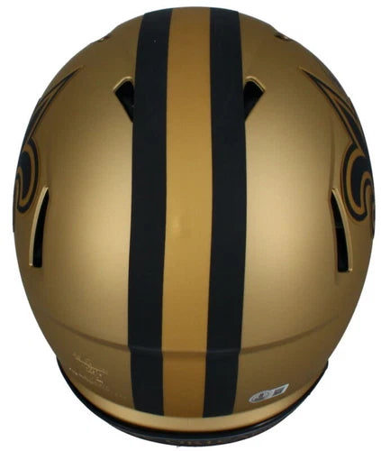 Rashid Shaheed Autographed New Orleans Saints RAVE Speed Authentic Helmet with Visor Beckett Witnessed