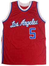 Caron Butler Autographed #5 Red Los Angeles Custom Jersey PSA/DNA