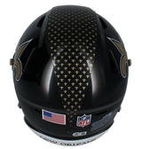 Rashid Shaheed Autographed New Orleans Saints Black 2022 Alternate Speedflex Authentic Helmet Beckett Witnessed