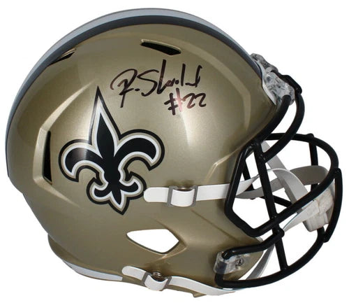 Rashid Shaheed Autographed New Orleans Saints Speed Full Size Helmet Beckett Witnessed