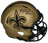 Rashid Shaheed Autographed New Orleans Saints RAVE Speed Full Size Helmet Beckett Witnessed