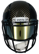 Rashid Shaheed Autographed New Orleans Saints Black 2022 Alternate Speed Authentic Helmet with Visor Beckett Witnessed