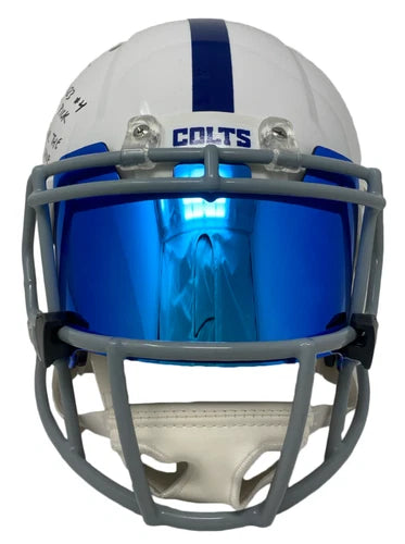 Anthony Richardson Autographed/Inscribed "2023 #4 PICK, FOR THE SHOE" Indianapolis Colts Speed Authentic Helmet LE 3/23 Fanatics