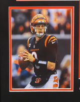 Joe Burrow Autographed Cincinnati Bengals Custom Framed Black Nike Elite Jersey Fanatics