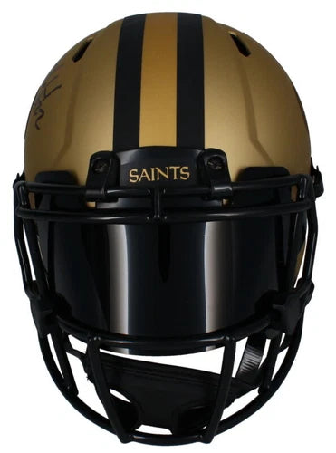 Rashid Shaheed Autographed New Orleans Saints RAVE Speed Authentic Helmet with Visor Beckett Witnessed