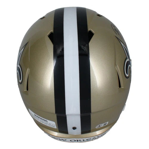 Rashid Shaheed Autographed New Orleans Saints Speed Full Size Helmet Beckett Witnessed