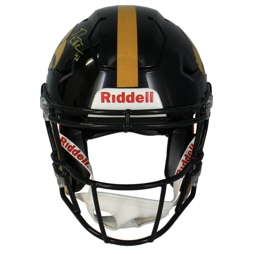 George Kittle Autographed Iowa Hawkeyes Custom Drip Speedflex Authentic Helmet Beckett Witnessed