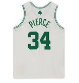 Paul Pierce Autographed/Inscribed "08 Finals MVP" on Front Boston Celtics White 2007-08 NBA Finals Logo Mitchell & Ness Authentic Jersey Fanatics