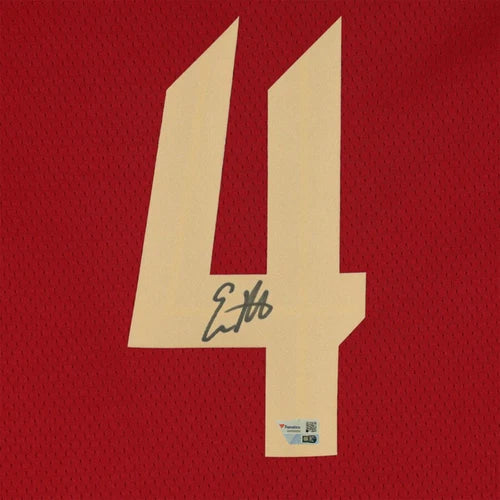 Evan Mobley Autographed Cleveland Cavaliers Nike Red 2022-2023 Icon Swingman Jersey Fanatics