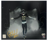 Rashid Shaheed Autographed New Orleans Saints Introduction 11" x 14" Photograph Beckett Witnessed