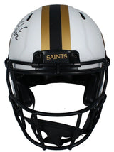 Rashid Shaheed Autographed New Orleans Saints Speed Lunar Eclipse Authentic Helmet Beckett Witnessed
