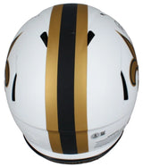 Rashid Shaheed Autographed New Orleans Saints Speed Lunar Eclipse Authentic Helmet Beckett Witnessed