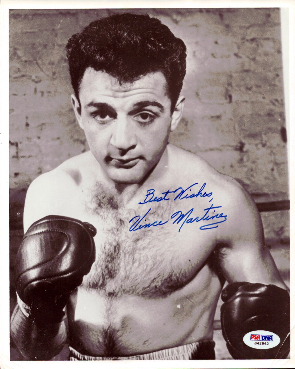 Vince Martinez Autographed 8x10 Photo PSA/DNA #S42862