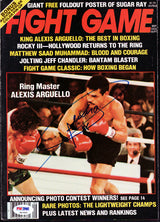 Alexis Arguello Autographed Fight Game Magazine Cover PSA/DNA #S47464