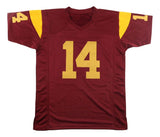 Sam Darnold USC Signed Burgundy College Football Jersey BAS