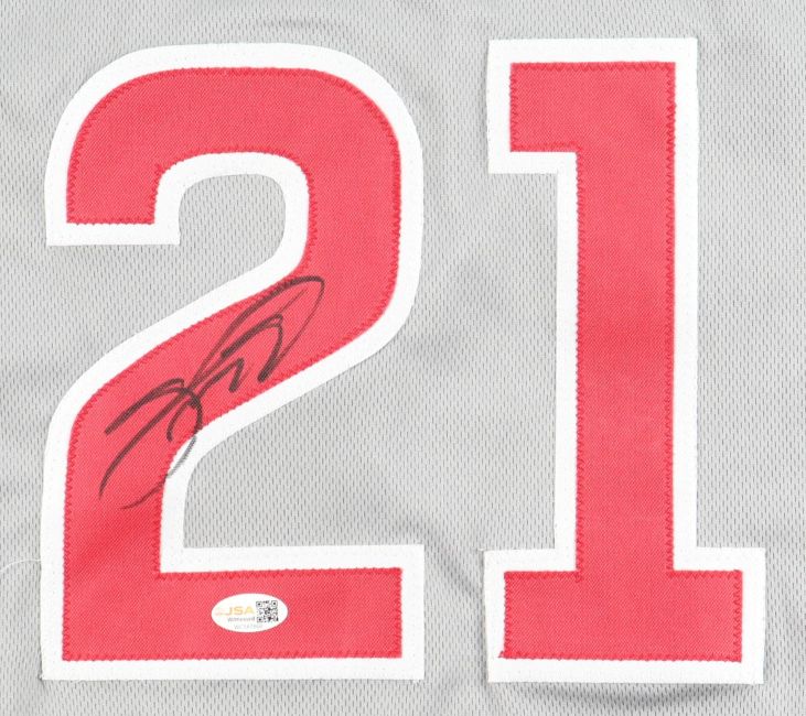 Sammy Sosa Chicago Signed Gray Baseball Jersey JSA QR