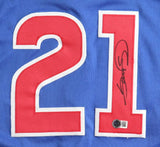 Sammy Sosa Chicago Signed Blue Baseball Jersey BAS