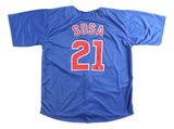 Sammy Sosa Chicago Signed Blue Baseball Jersey BAS