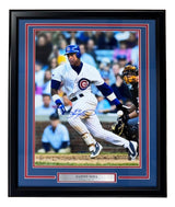 Sammy Sosa Signed Framed 16x20 Chicago Cubs White Jersey Photo BAS